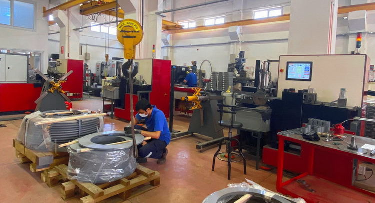The toroidal core winder MAN2012 plant